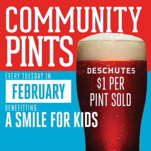 Community Pints at Deschutes Brewery Benefiting A Smile for Kids @ Deschutes Brewery