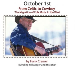 From Celtic to Cowboy - The Migration of Folk Music in the West @ ONLINE EVENT - Free