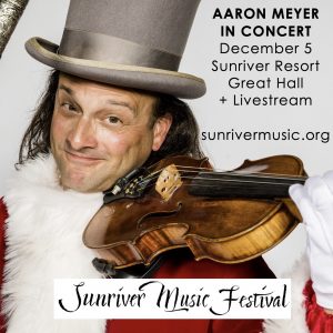 Sunriver Music Festival presents concert rock violinist Aaron Meyer @ Sunriver Resort Great Hall