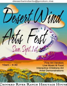 Desert Wind Arts Fest @ Heritage House at Crooked River Ranch