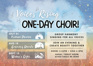 Voices Rising: ONE-DAY CHOIR! @ Hanai